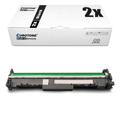 2x Alternative Bildtrommeln für HP CF219A 19A Schwarz
