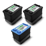 3x alternative ink cartridges for HP 21XL 22XL SD400AE: C9352CE Color + 2x C9351CE black