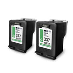 2x alternative ink cartridges for HP 337 C9364EE black