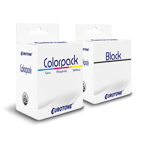 2x Alternative Tintenpatronen für Kodak NO10 XL: 8893364 Color + 8955916 Schwarz