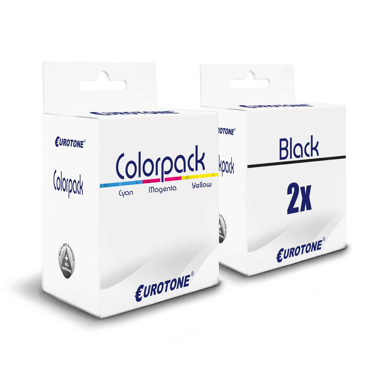 3x alternative ink cartridges for Canon BCI24BK BCI24C 6881A051: 6882A002AB Color + 2x 6881A002AB Black