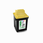 1x alternatieve inktcartridge voor Lexmark 20, 25 XL 15M0120E kleur