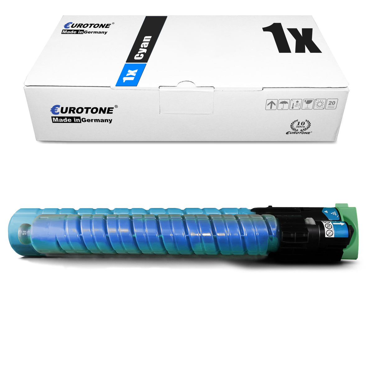 1x alternative toner for Ricoh DT3000C 888643 cyan