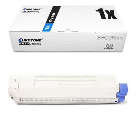 1x Alternativer Toner XXL für OKI 43487711 Cyan