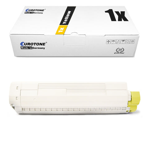 1x Alternativer Toner für OKI 44059105 Gelb