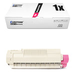 1x toner alternativo para OKI 43324422 magenta