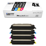 4x alternative toners for HP Q2670A-73A: 308A black + Q2671A 309A cyan + Q2673A magenta + Q2672A yellow
