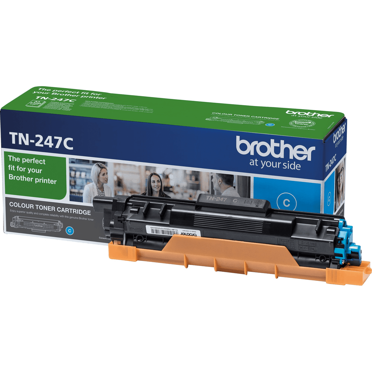 1x Originaler Toner Brother TN-247C Blau Cyan freeshipping - Eurotone