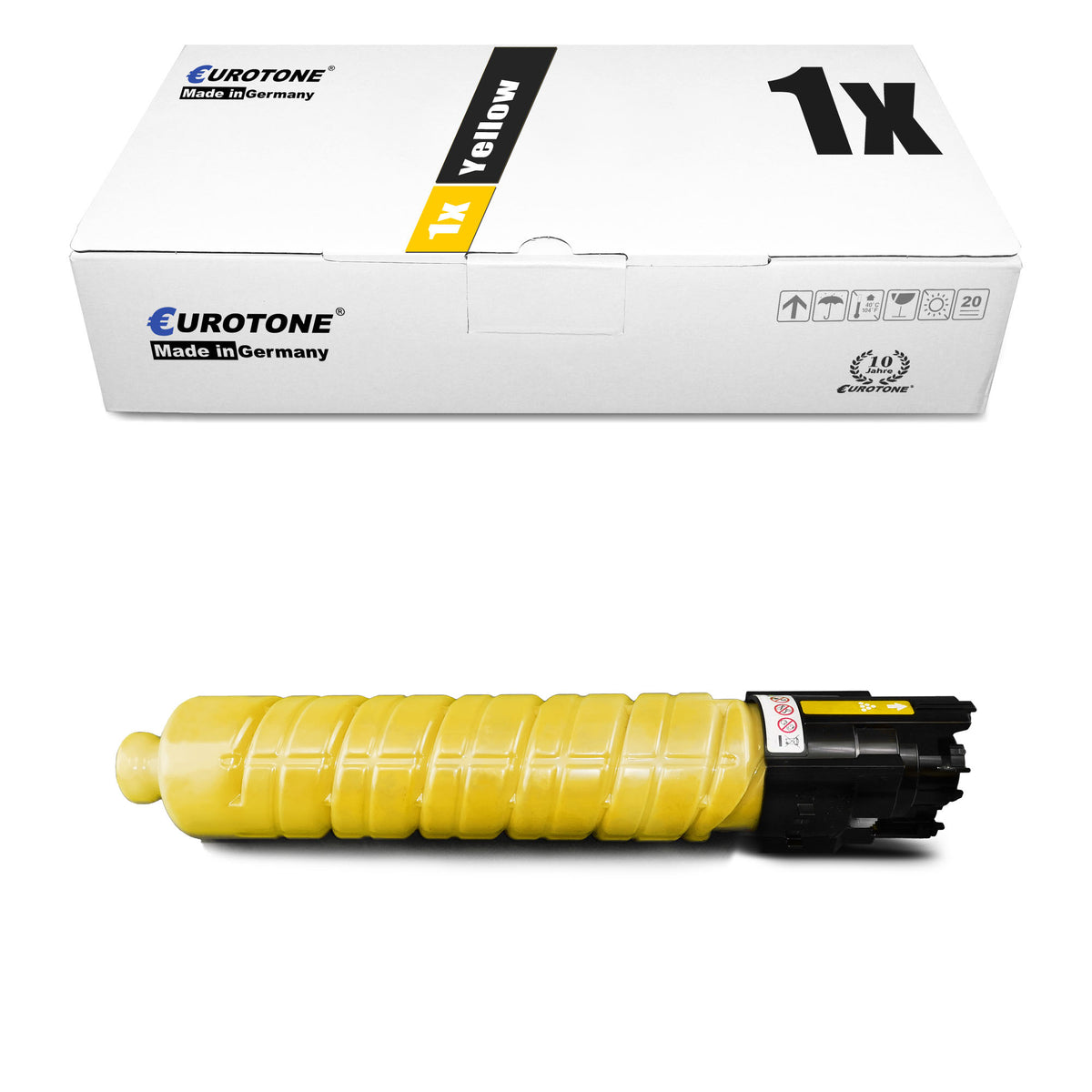 1x Alternative toner for Ricoh 821075 TYPESPC430E yellow