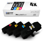 4x alternative toners for Utax PK-5014K black + PK-5014C cyan + PK-5014M magenta + PK-5014Y yellow 1T02R90UT0 1T02R9CUT0 1T02R9MUT0 1T02R9YUT0
