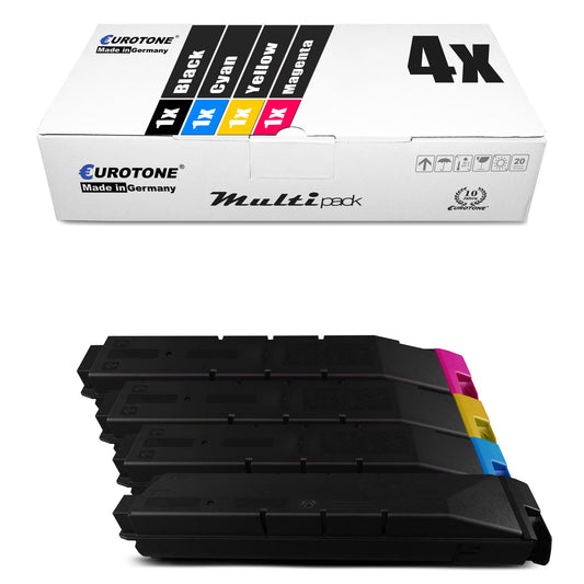4x tóners alternativos para Kyocera TK-8305: TK-8305K negro + TK-8305C cian + TK-8305M magenta + TK-8305Y amarillo