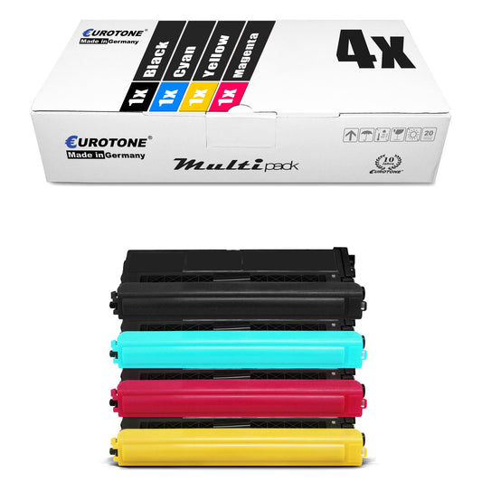 4x Alternative Toner für Brother TN-421: TN-421BK Schwarz + TN-421C Cyan + TN-421M Magenta + TN-421Y Gelb