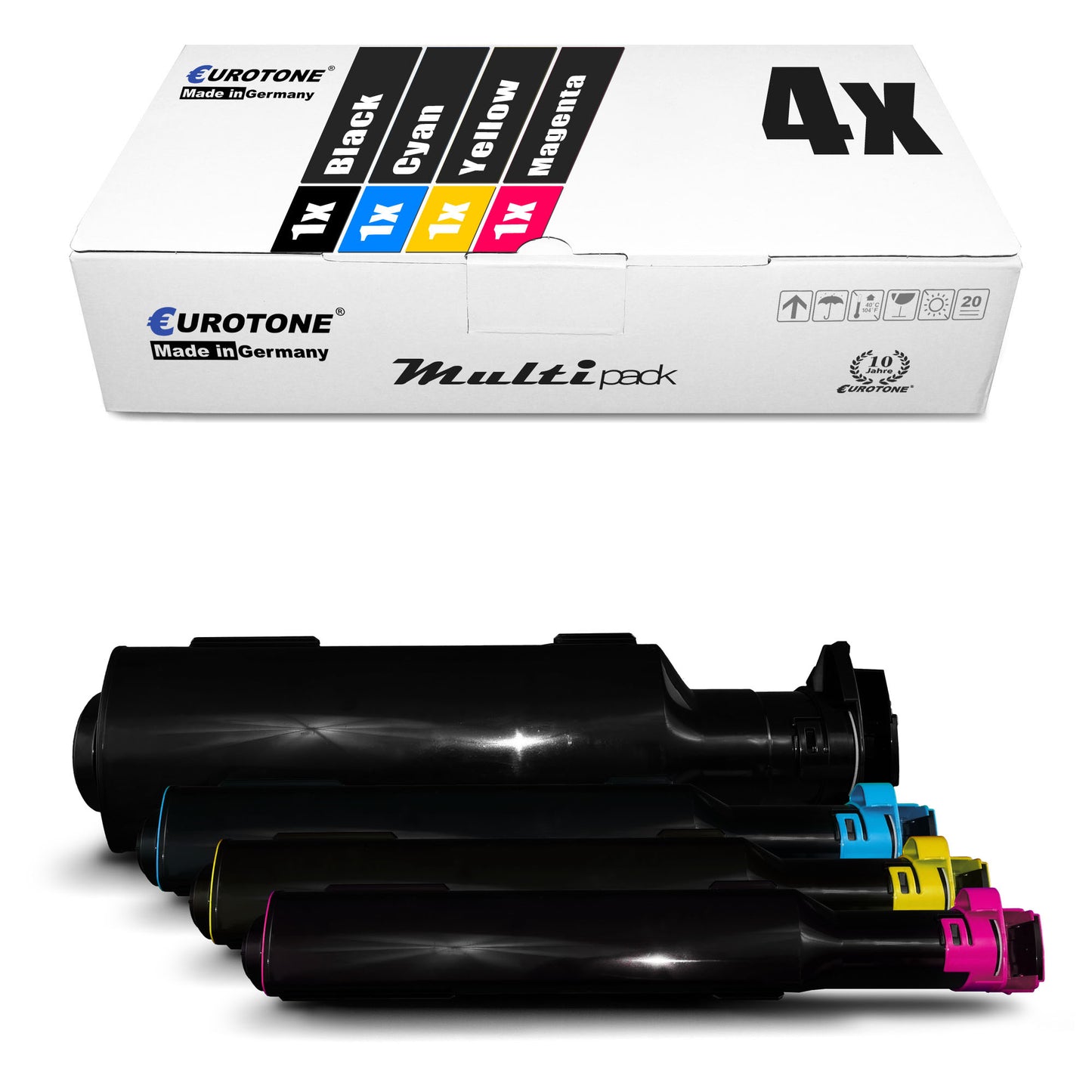 4x Alternative Toner für Xerox 006R01264 006R01263 006R01265 006R01262: Schwarz + Cyan + Magenta + Gelb