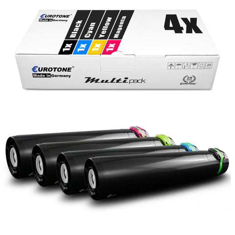 4x Alternative Toner für Lexmark X945X2CG X945X2MG X945X2KG X945X2YG: Schwarz + Cyan + Magenta + Gelb
